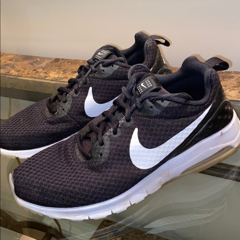 Black Nike Air shoes